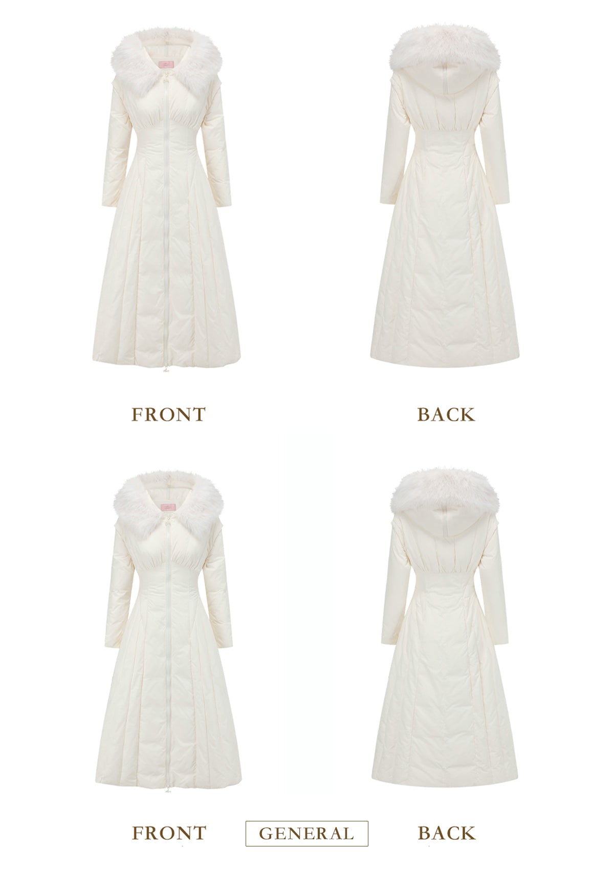 white winter dress coat Wedding Long Coat, off Floor Length Coat, Wool Designer Wrap Coat, Ivory Bridal Trench Coat, Ladies Long Princess 35.5 / 90 cm waist Duchess Kate: 'Valeria' Winter White