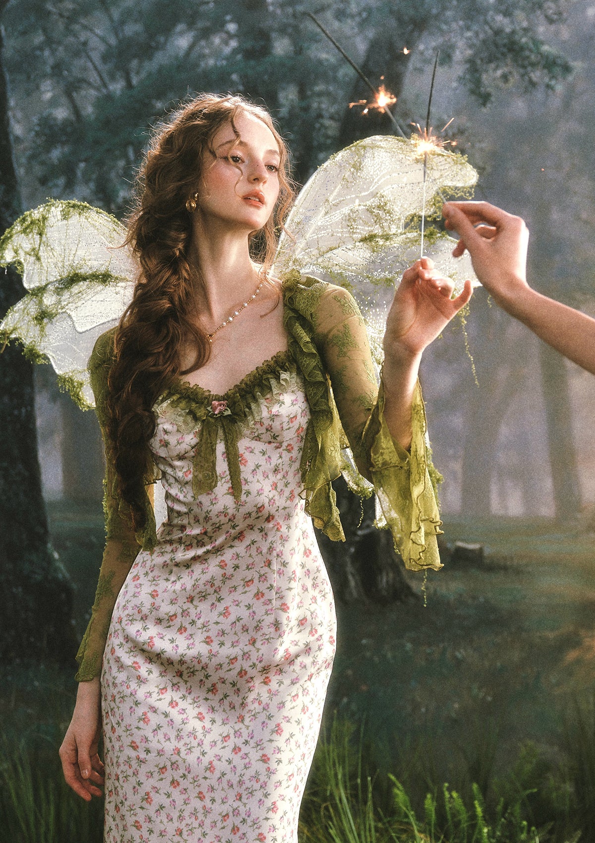 Enchanted Forest Dress In-stock / L