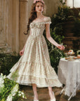 Meadow Vine Corset Dress (Long)