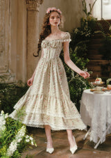 Meadow Vine Corset Dress (Long)