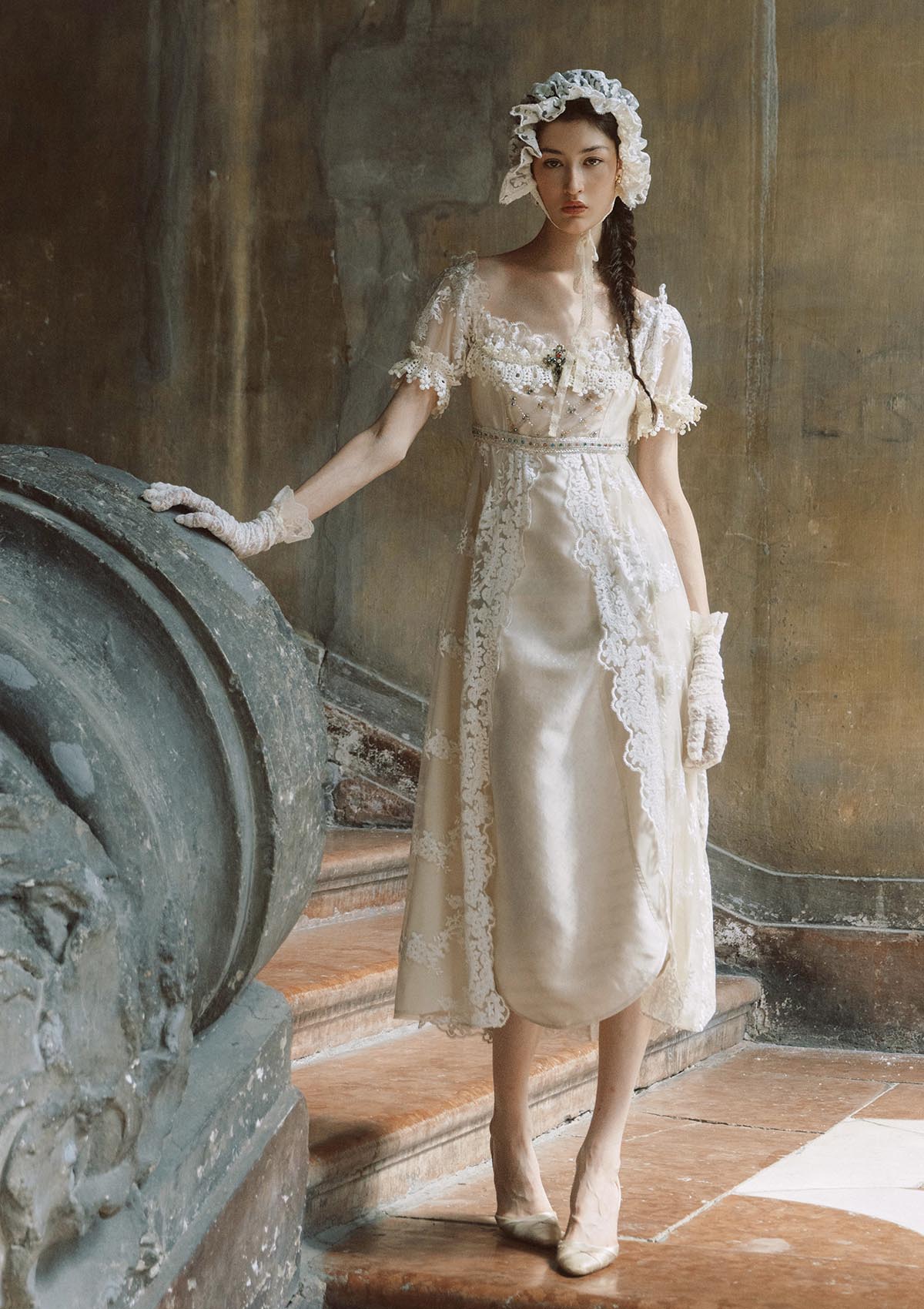 Curve&amp;Plus Starlit Lament Empire Dress
