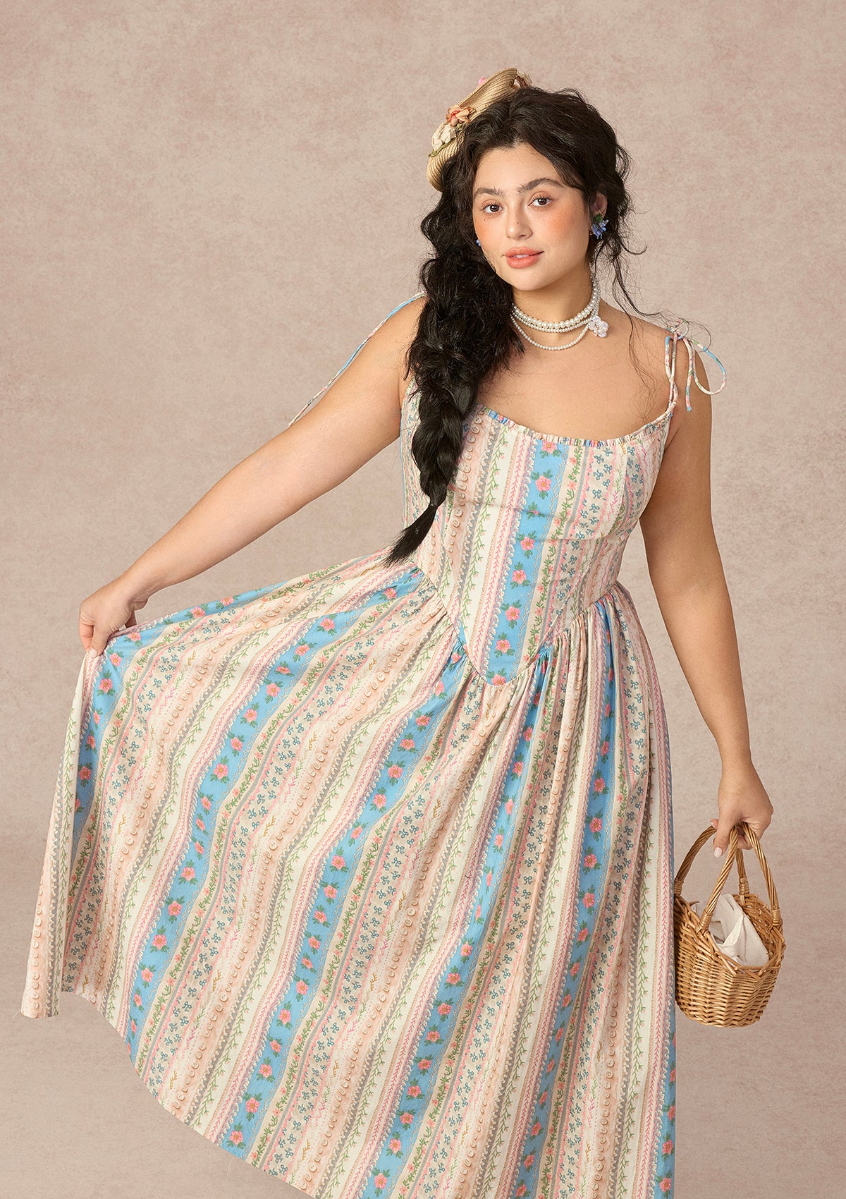 Curve&Plus Rainbow Bridge Dress