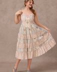 Curve&Plus Girl in Blue Wind Dress