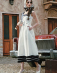 Sailor Love Letter Dress (Navy)