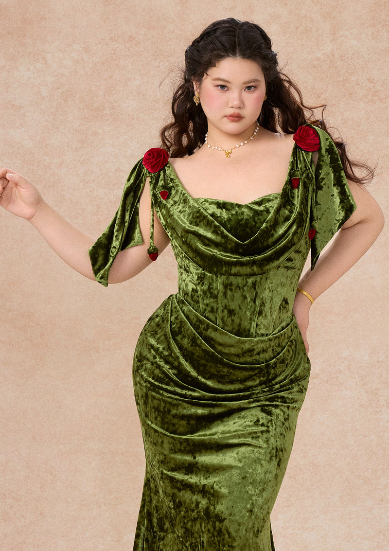 formal dresses greenwood LaDivine CD393 Long Prom Fitted Evening Formal Dress