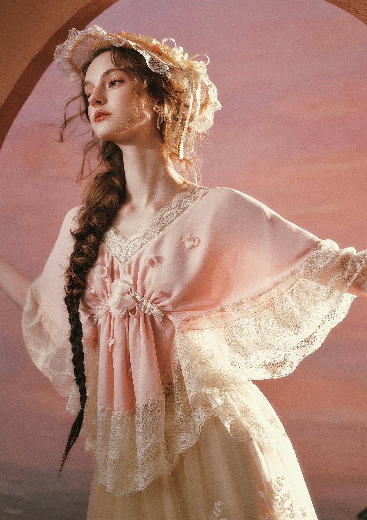 Pink Mist Kite Cardigan