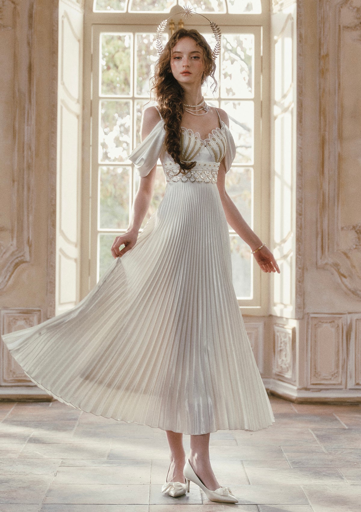 Shell Goddess Dress In-stock / XL