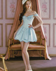 Blue Bud Corset Dress
