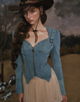 Denim Knight Corset