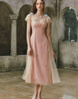 Wind Perched Rose Quartz Dress
