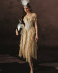 Golden Veil Valkyrie Corset Dress