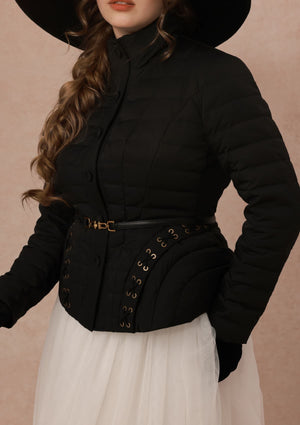 Curve&Plus New Look Down Jacket black