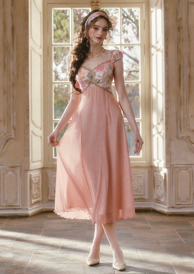 sunset formal dress Mac Duggal Charmeuse Ruffle Strap Crossover Ombre Gown main image 0