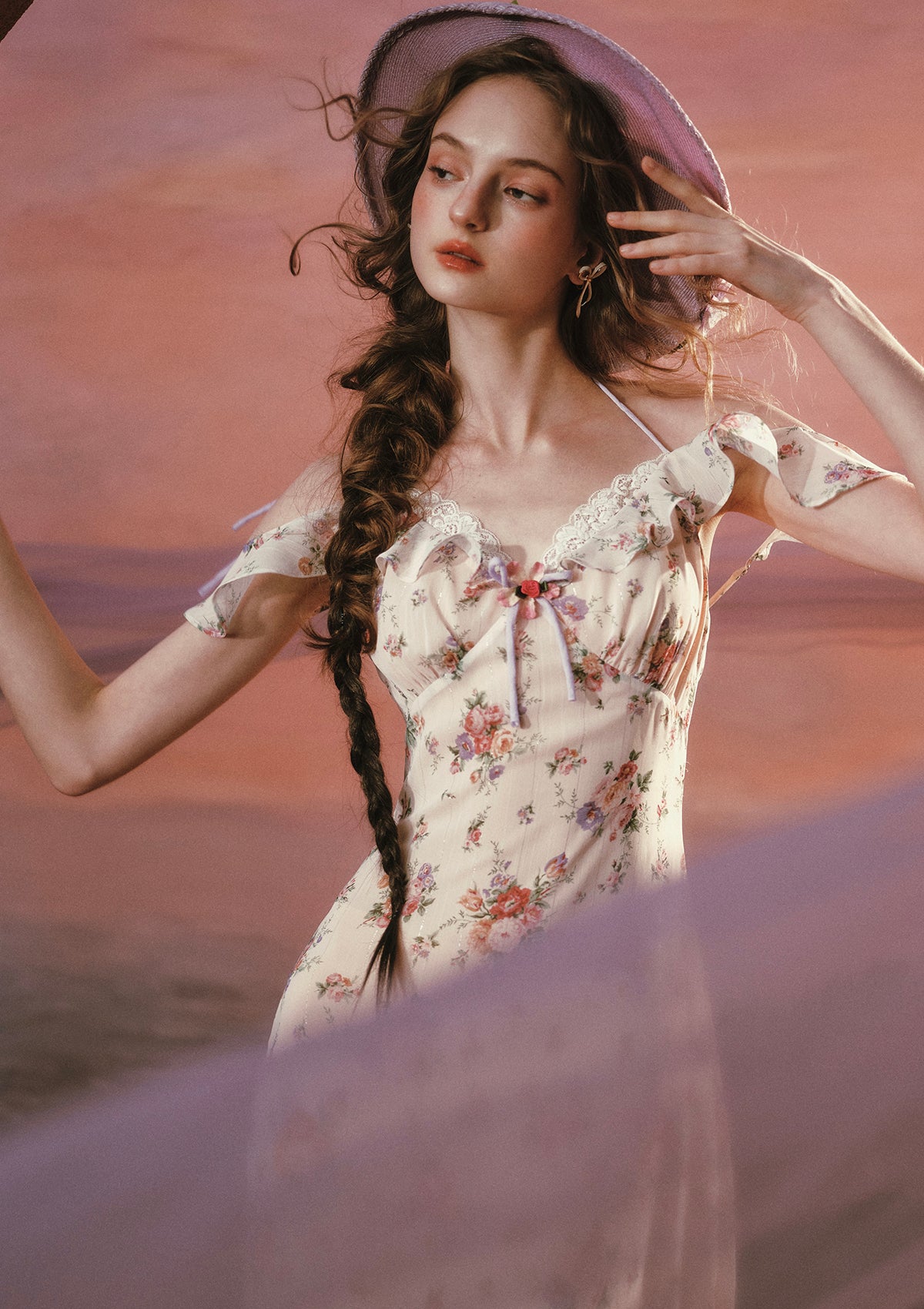 Starry Wisteria Dress