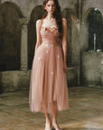 Fluttering Ribbon Dance Corset Dress