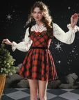Rose Canelé Korsettkleid
