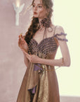 Purple Gold Aria Dress