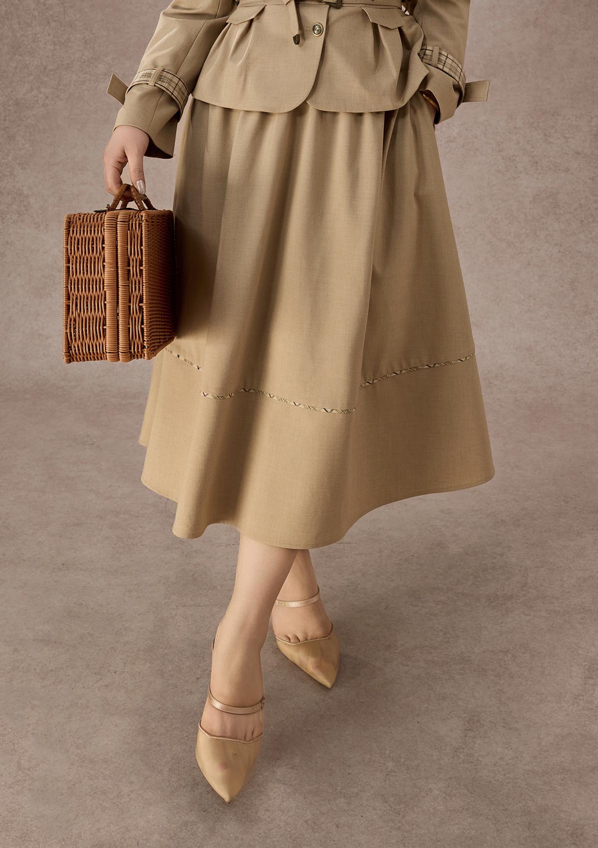 Curve&Plus British Voyage Skirt