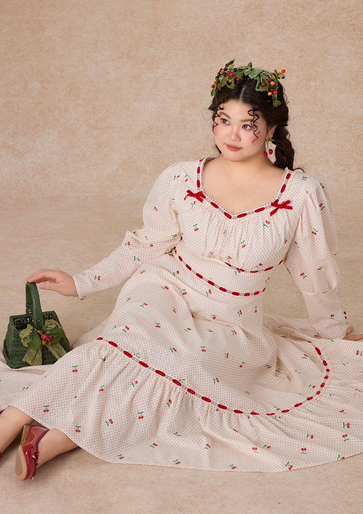 Curve & Plus Cherry Bite Dress