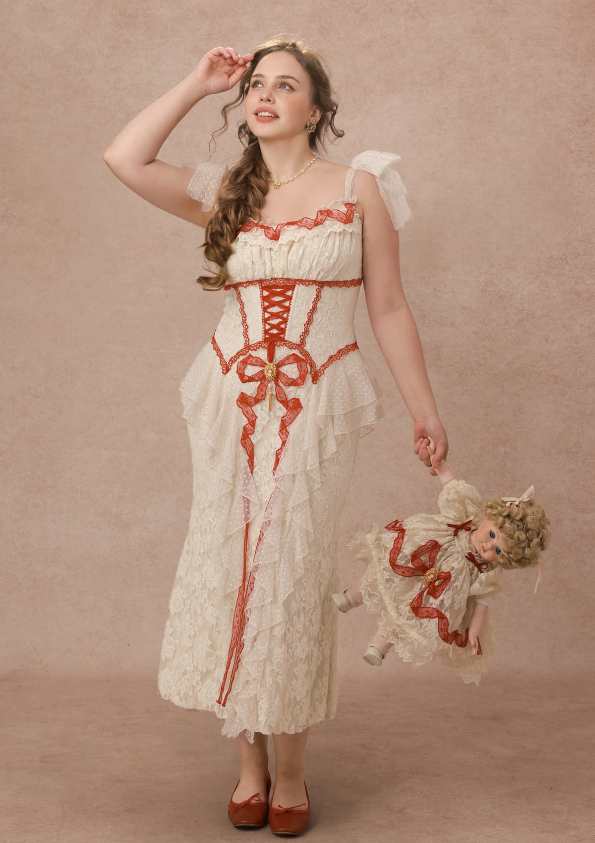 Curve&amp;Plus Poem of Bygone Days Maxi Dress