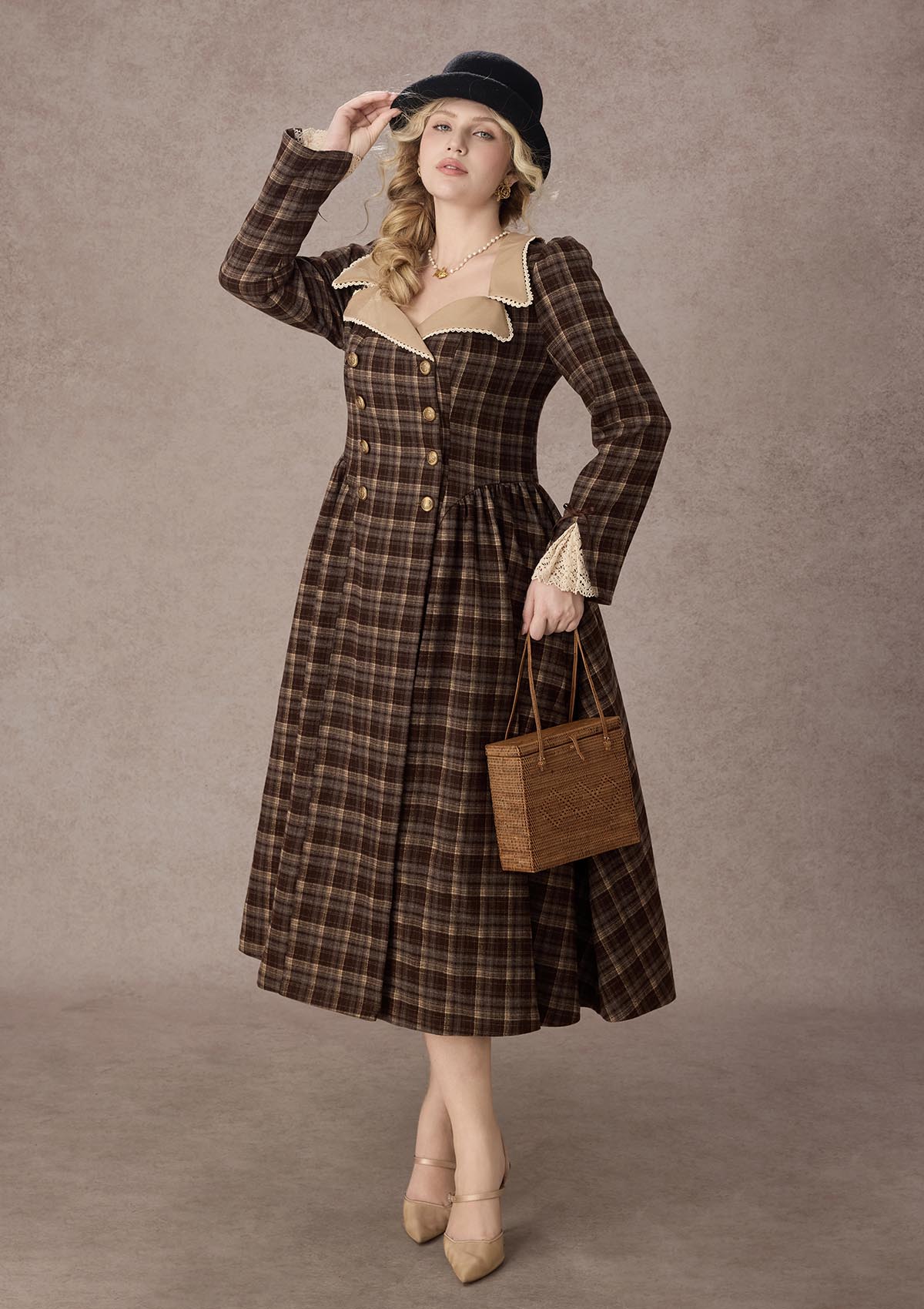 Curve&amp;Plus Oxford Afternoon Coat