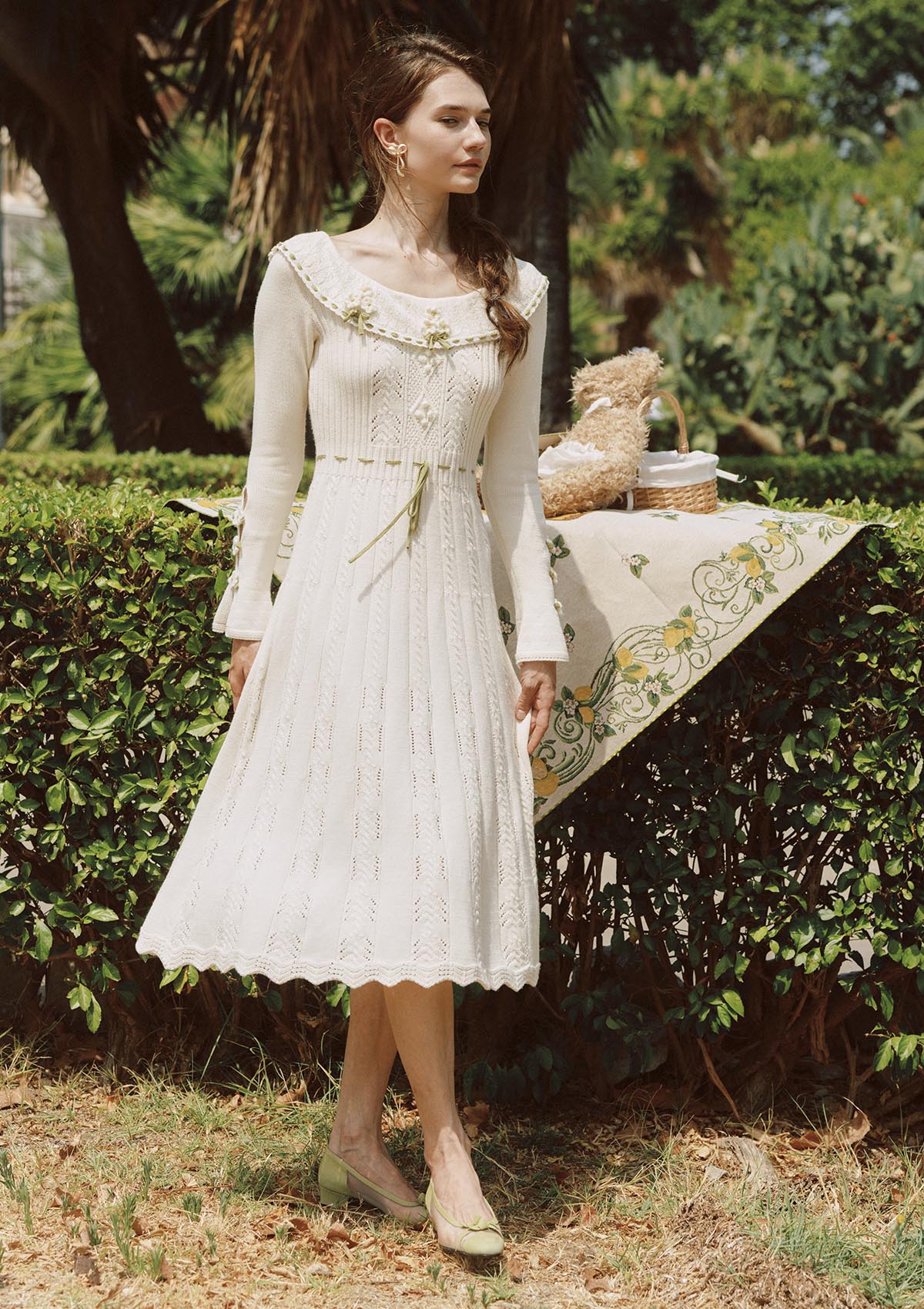 Daisy Bouquet Knit Dress