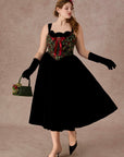 Curve&Plus Smoked Berries Corset Dress