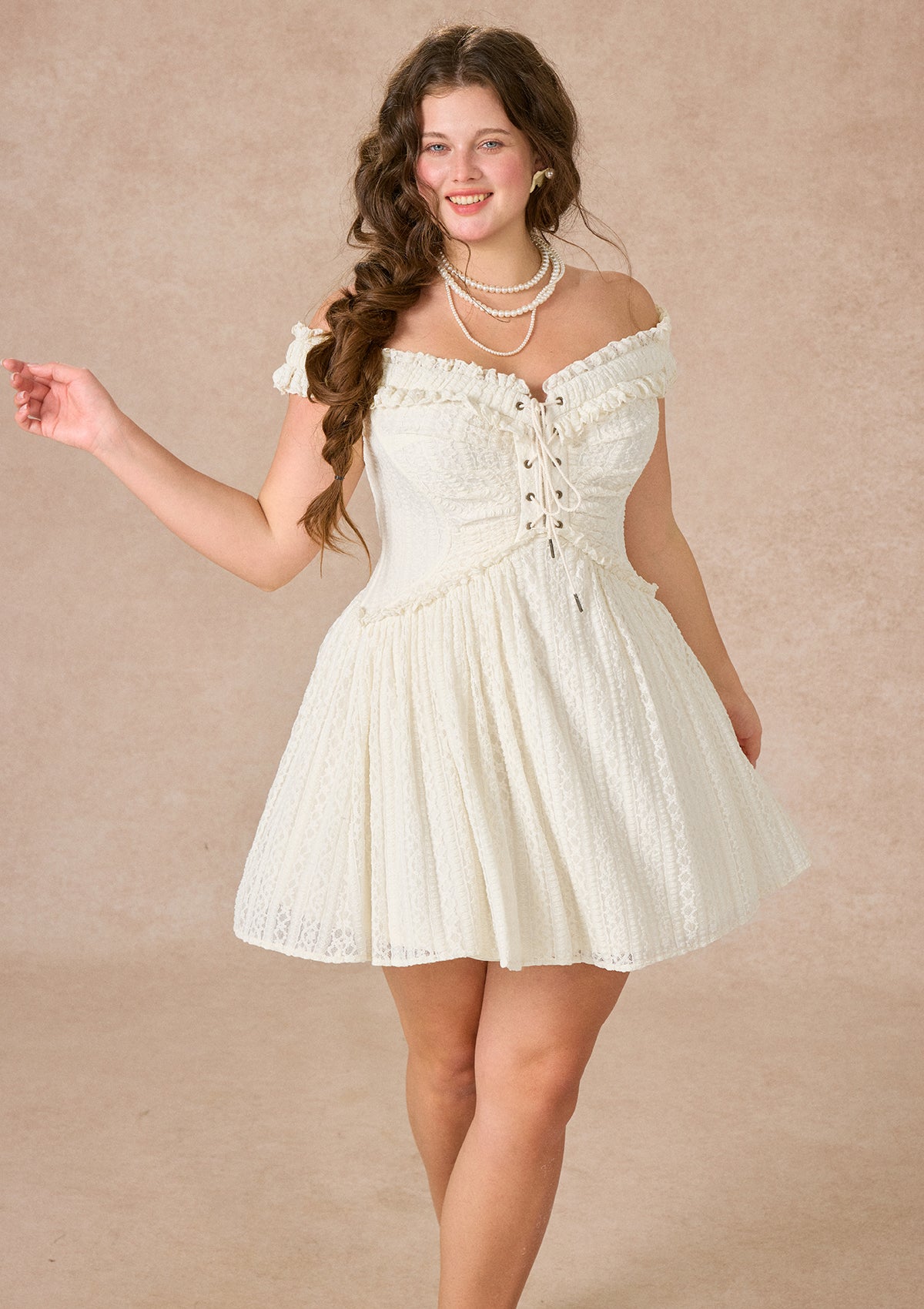 Curve&Plus Twin Butterflies Dress（Short）