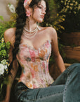 Blazing Sunset Cloud Corset