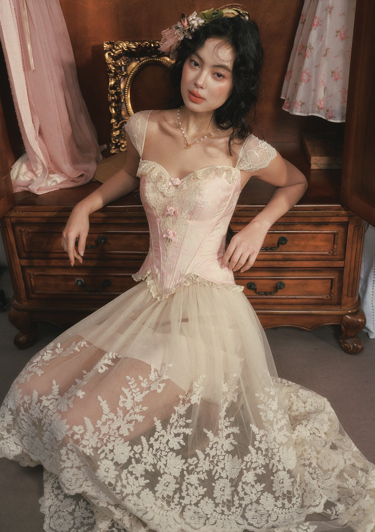 Vintage Petal Corset