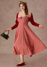 Curve&Plus Afternoon Berry Tea Dress