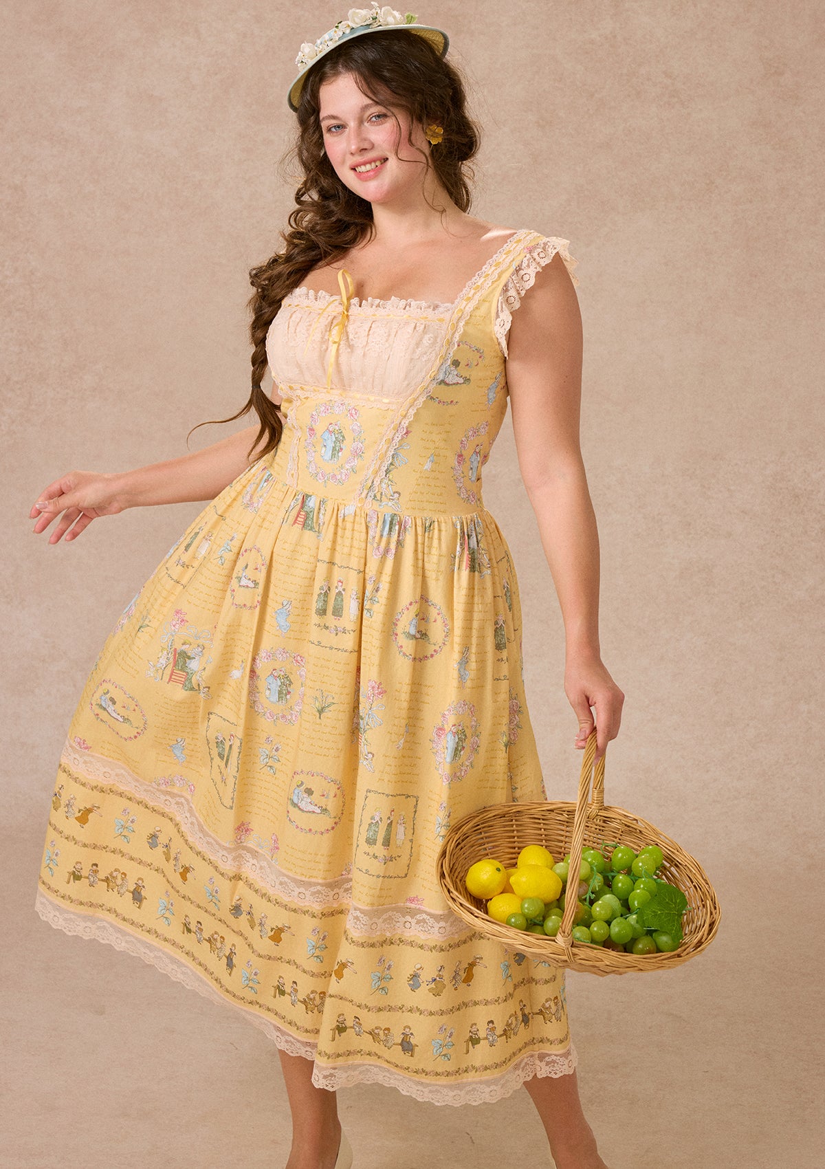 Curve&Plus Honey-Gathering Girl Dress