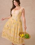 Curve&Plus Honey-Gathering Girl Dress