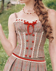 St. Paul Crimson Berry Corset