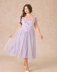 Curve&Plus Ode to Purple Iris Dress