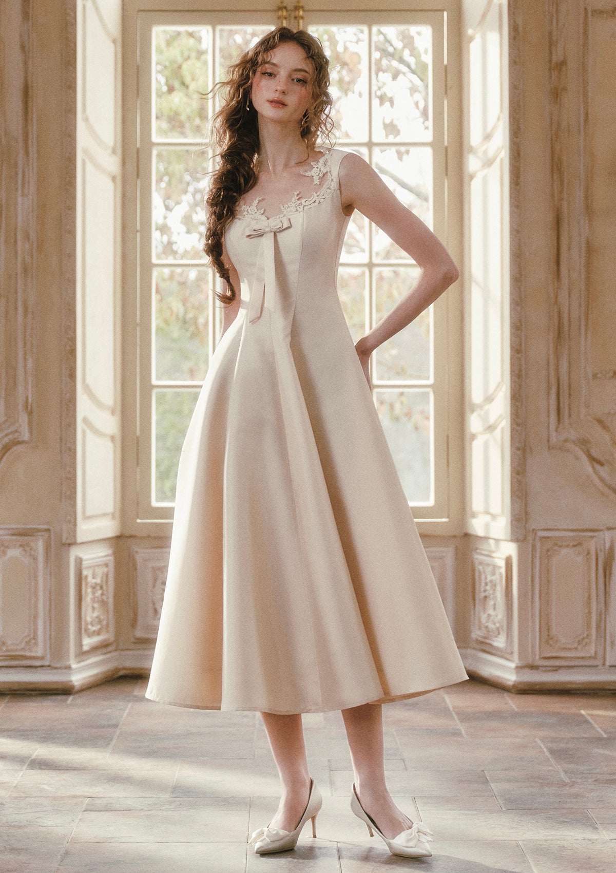 Castle Vow Dress （White）