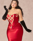 Curve&Plus Queen Kalp Korse Elbise