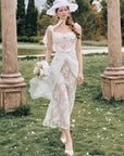 White Begonia Corset Dress