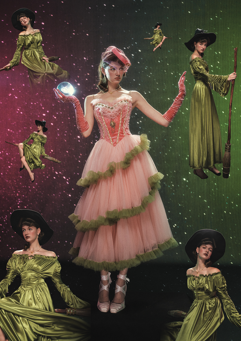 Grape Grinda Corset Dress (Long)