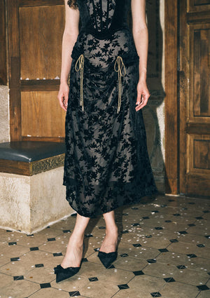 Black Gold Cocoa Skirt