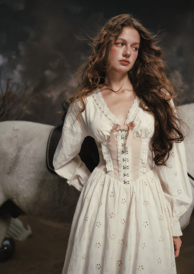 White Chocolate Warrior Corset Dress