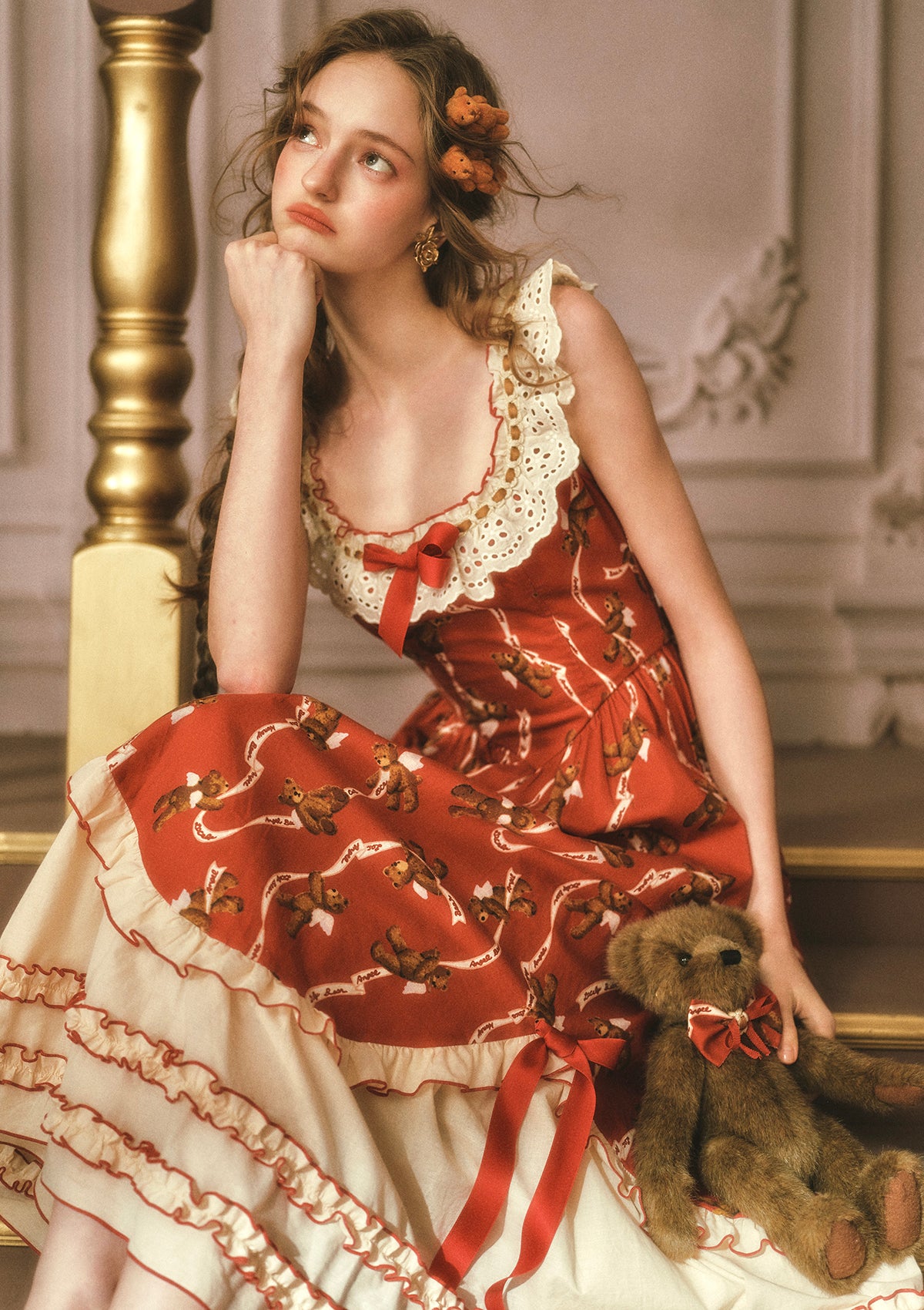 Teddy Tomato Sauce Dress