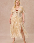 Curve&Plus Wild Thorn Rose Corset Dress