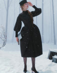 Warrior II Down Puffer Coat — Black