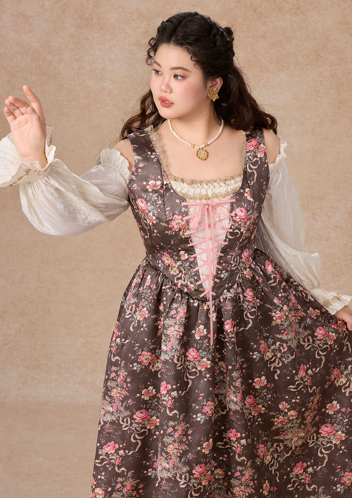 Curve &amp; Plus Provence Diary Dress