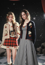 Strawberry Mont Blanc Knit Cardigan