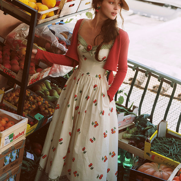 Wild Cherry Dress (Long) | LaceMade