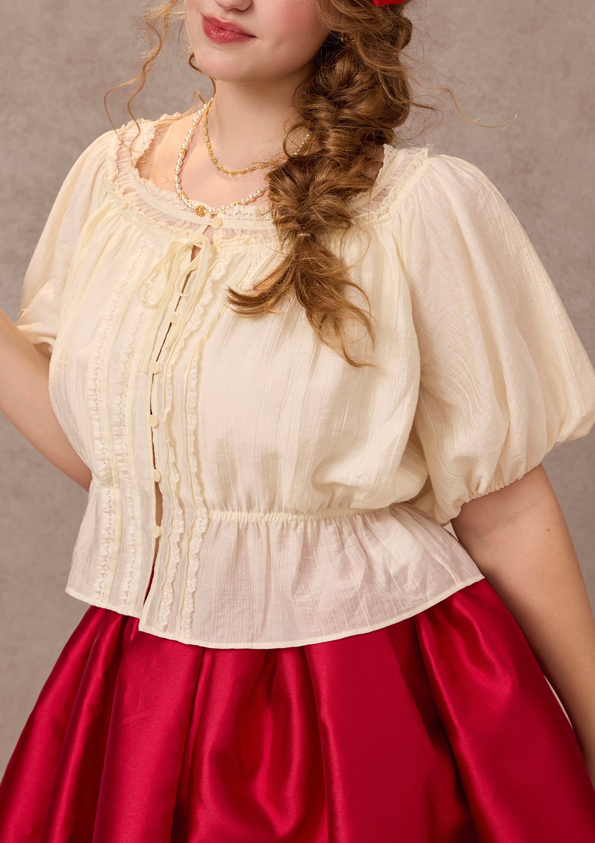 Curve&Plus Rose Heights Blouse
