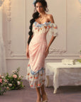 Floral Dreamweave Corset Dress