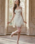 Misty Cloud Blooms Dress